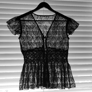 Lace boho top